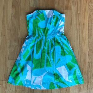 Lilly Pulitzer Strapless Dress Size 0